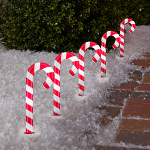 Gemmy Christmas Enlightened Pathways-ColorMotion-Deluxe-S/5-Candy Cane (Multi)