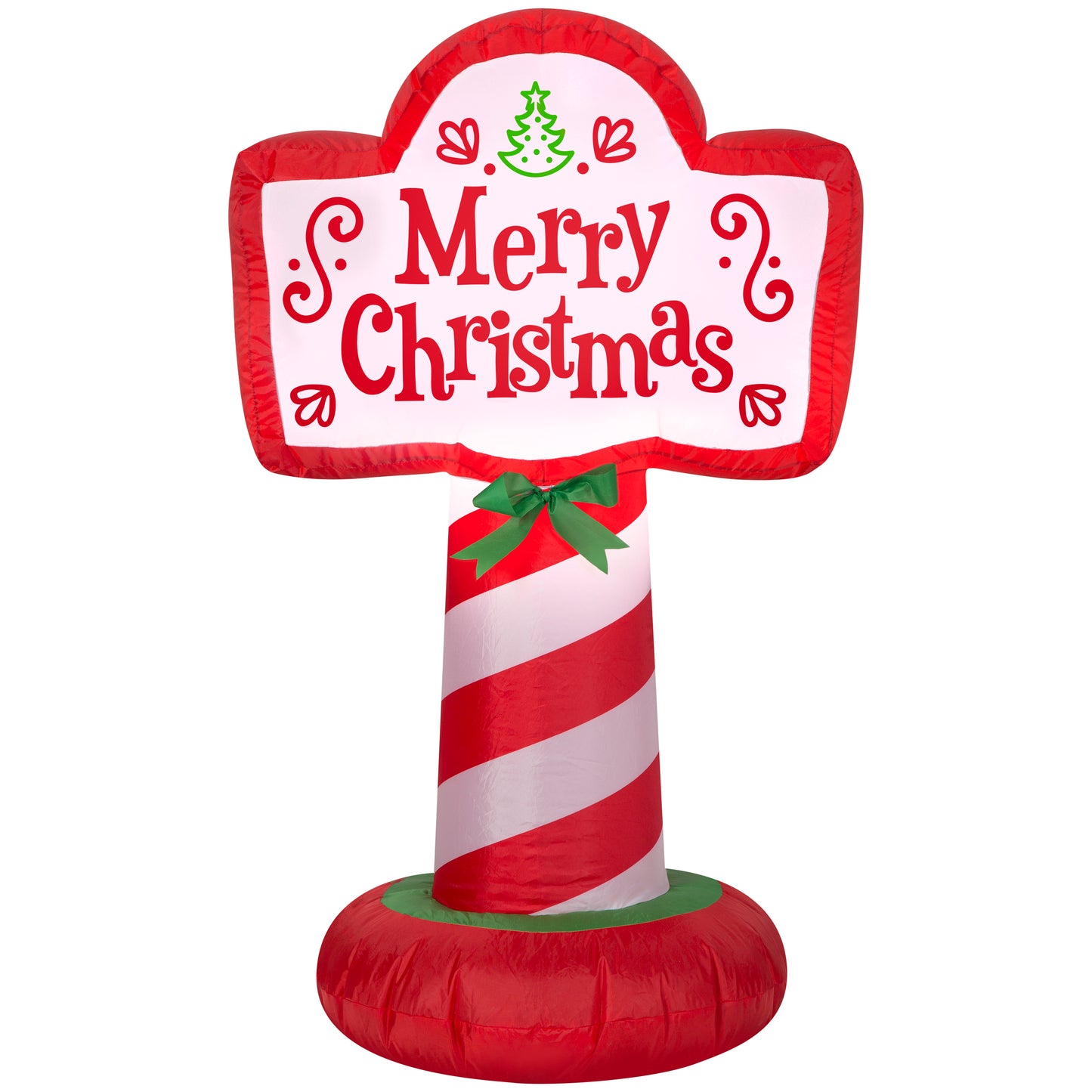 Christmas Inflatable Merry Sign , 3.5 ft Tall