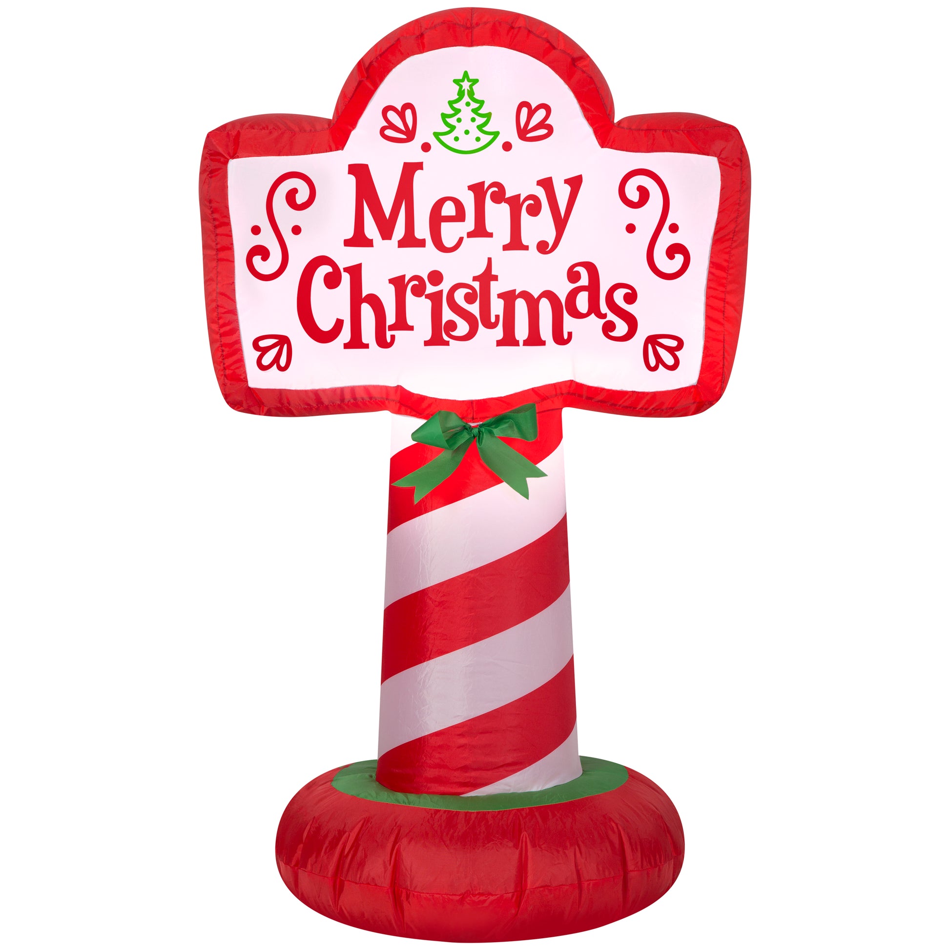 Christmas Inflatable Merry Sign , 3.5 ft Tall