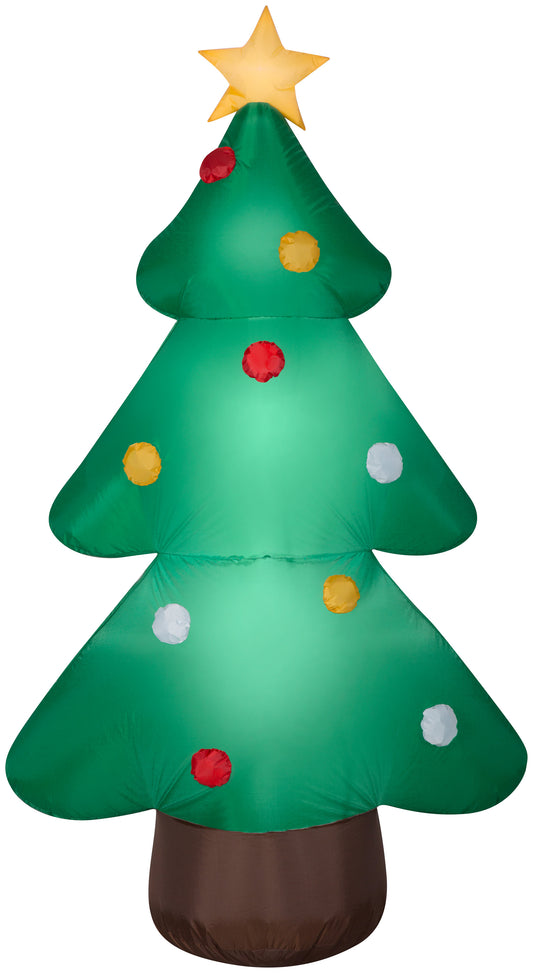 Christmas Inflatable Tree OPP, 7 ft Tall, Green