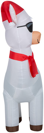 Load image into Gallery viewer, Gemmy Christmas Airblown Inflatable Inflatable No Drama Fa La La La Christmas Llama, 6 ft Tall
