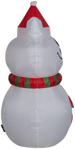 Gemmy Christmas Airblown Inflatable Mickey Mouse Snowman, 3.5 ft Tall, white