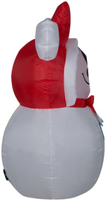 Load image into Gallery viewer, Gemmy Christmas Airblown Inflatable Minnie Mouse Snowman, 3.5 ft Tall, white
