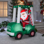 Load image into Gallery viewer, Airblown-Santa with Golf Cart Scene
