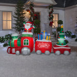 Load image into Gallery viewer, Gemmy 11.5&#39; Giant Airblown Inflatable Mixed Media Train Scene
