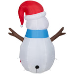 Load image into Gallery viewer, Gemmy Christmas Inflatable Snowman with Twig Arms, 4 ft Tall, Multi
