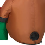 Load image into Gallery viewer, Gemmy Christmas Inflatable Santa, Reindeer and Penguin Trio, 4.5 ft Tall, Multi
