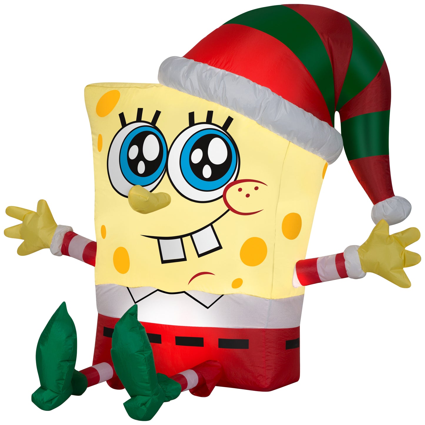3.5-Ft Spongebob in Holiday Outfit Nickelodeon Christmas Inflatable