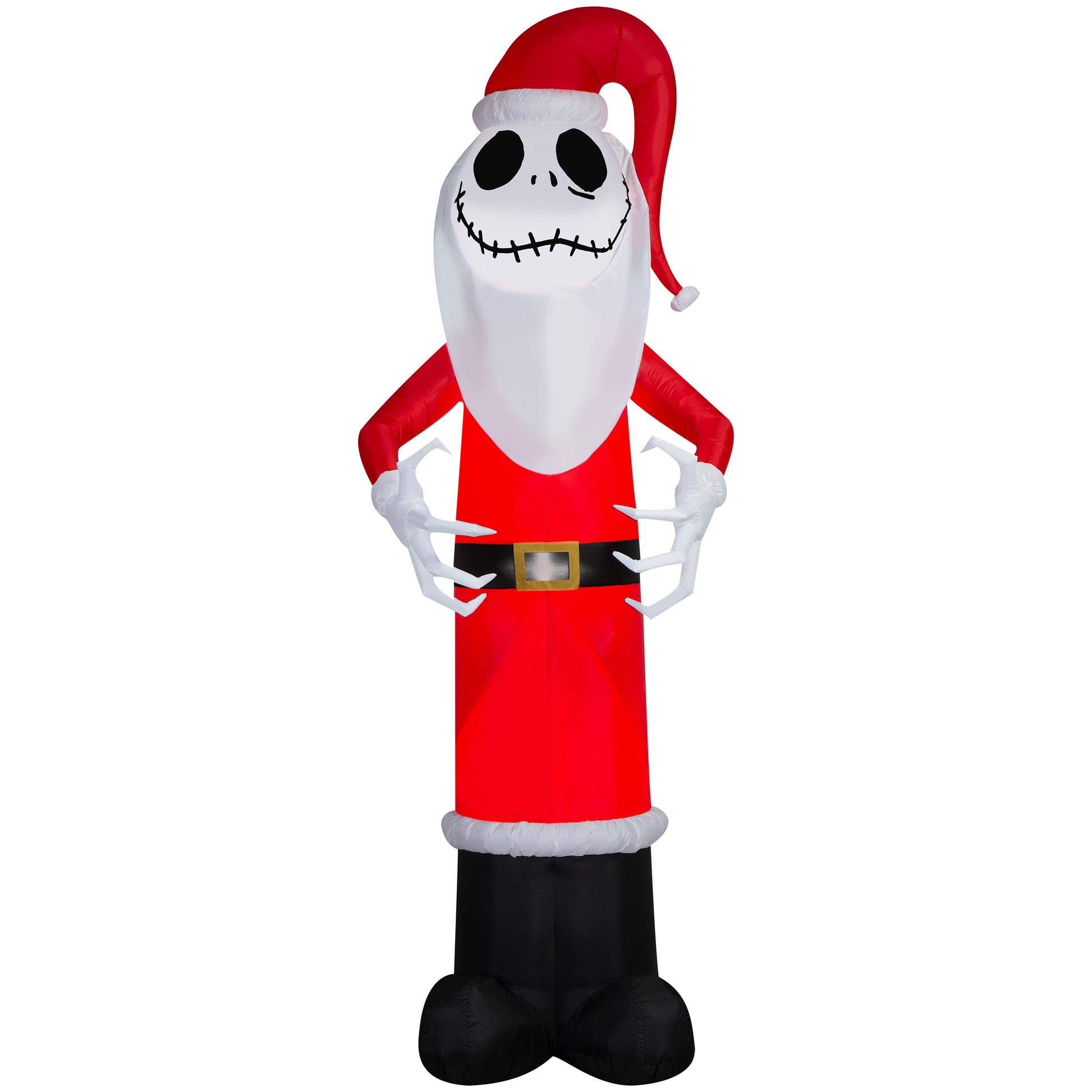 10-Ft Giant Jack Skellington in Santa Outfit Christmas Inflatable
