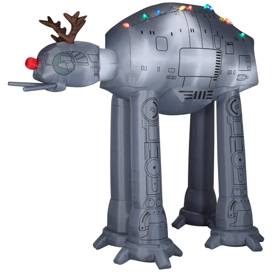 Christmas Inflatable AT as Reindeer, 8 ft Tall