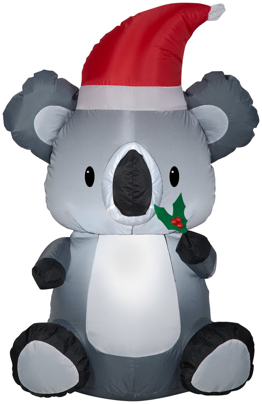 Christmas Inflatable Koala, 3.5 ft Tall, grey