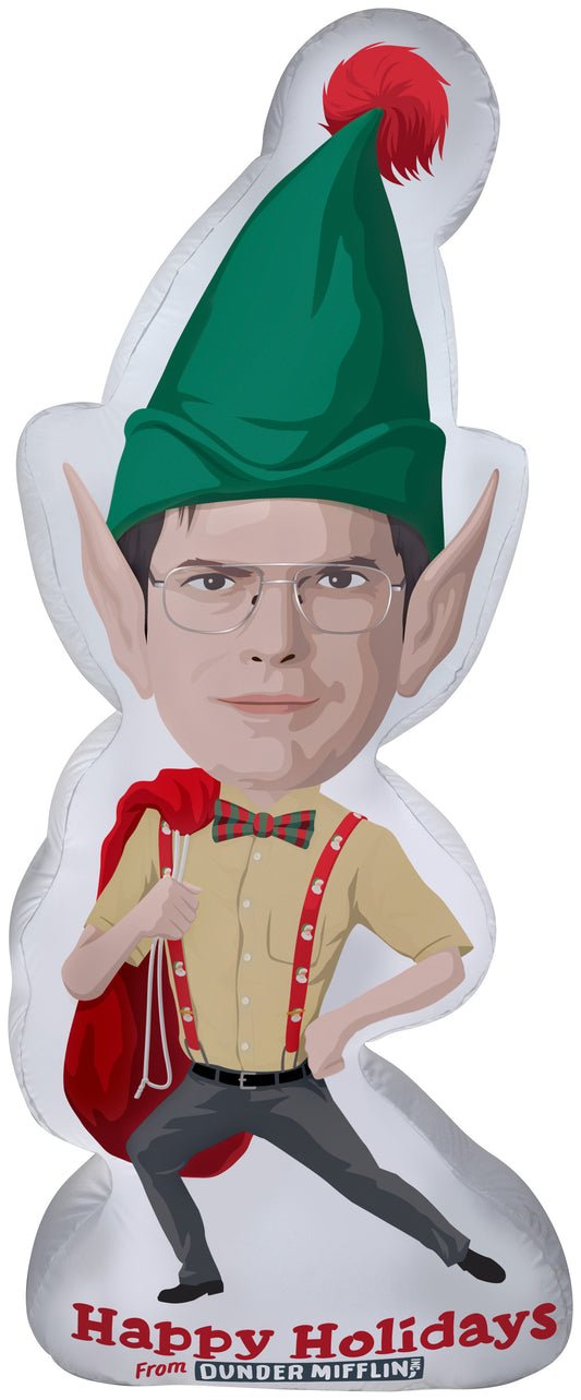 Photorealistic Inflatable Stylized Dwight from The Office S LG Universal, 6 ft Tall