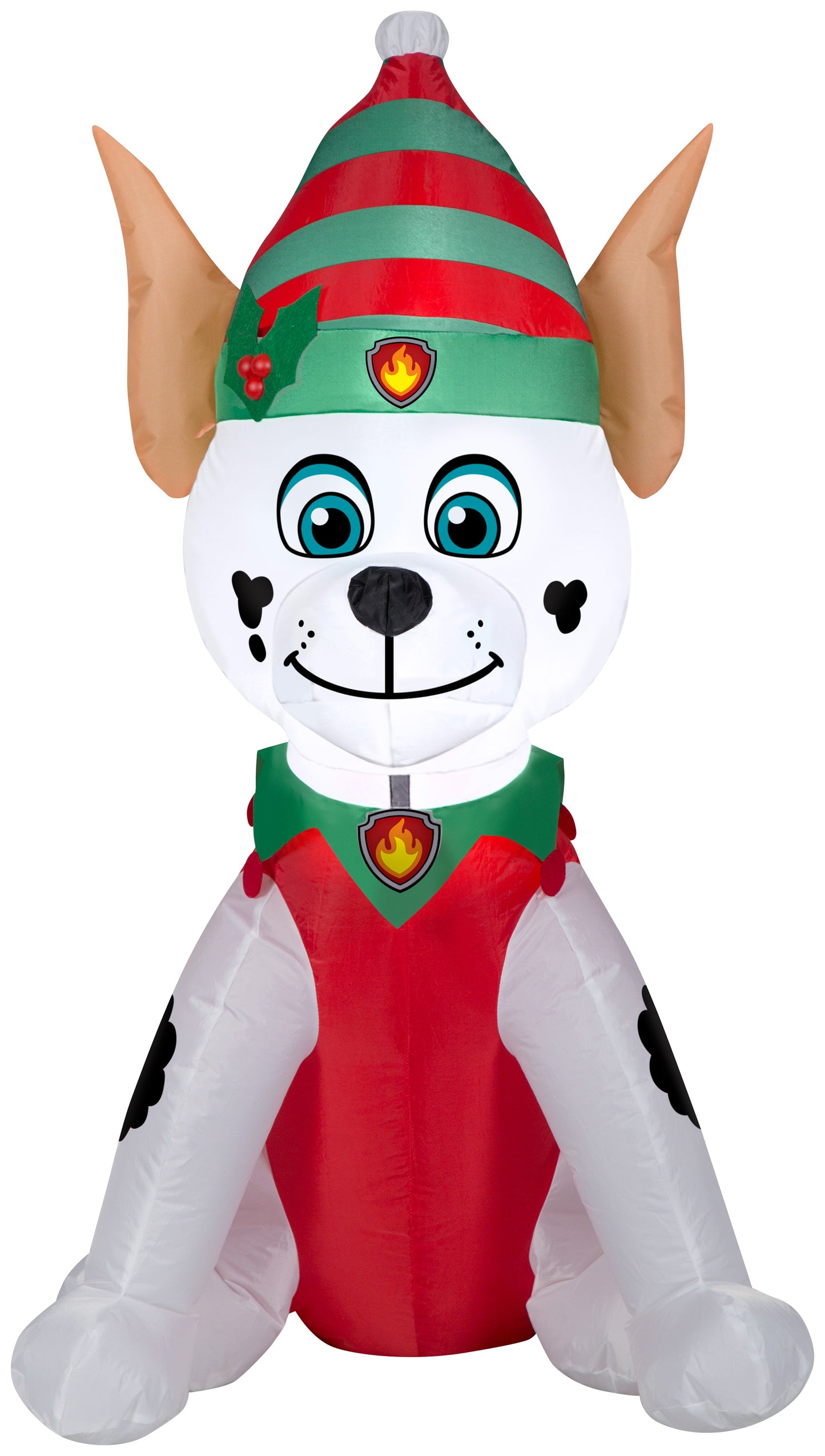 Christmas Inflatable Marshall in Elf Outfit Nick, 3.5 ft Tall