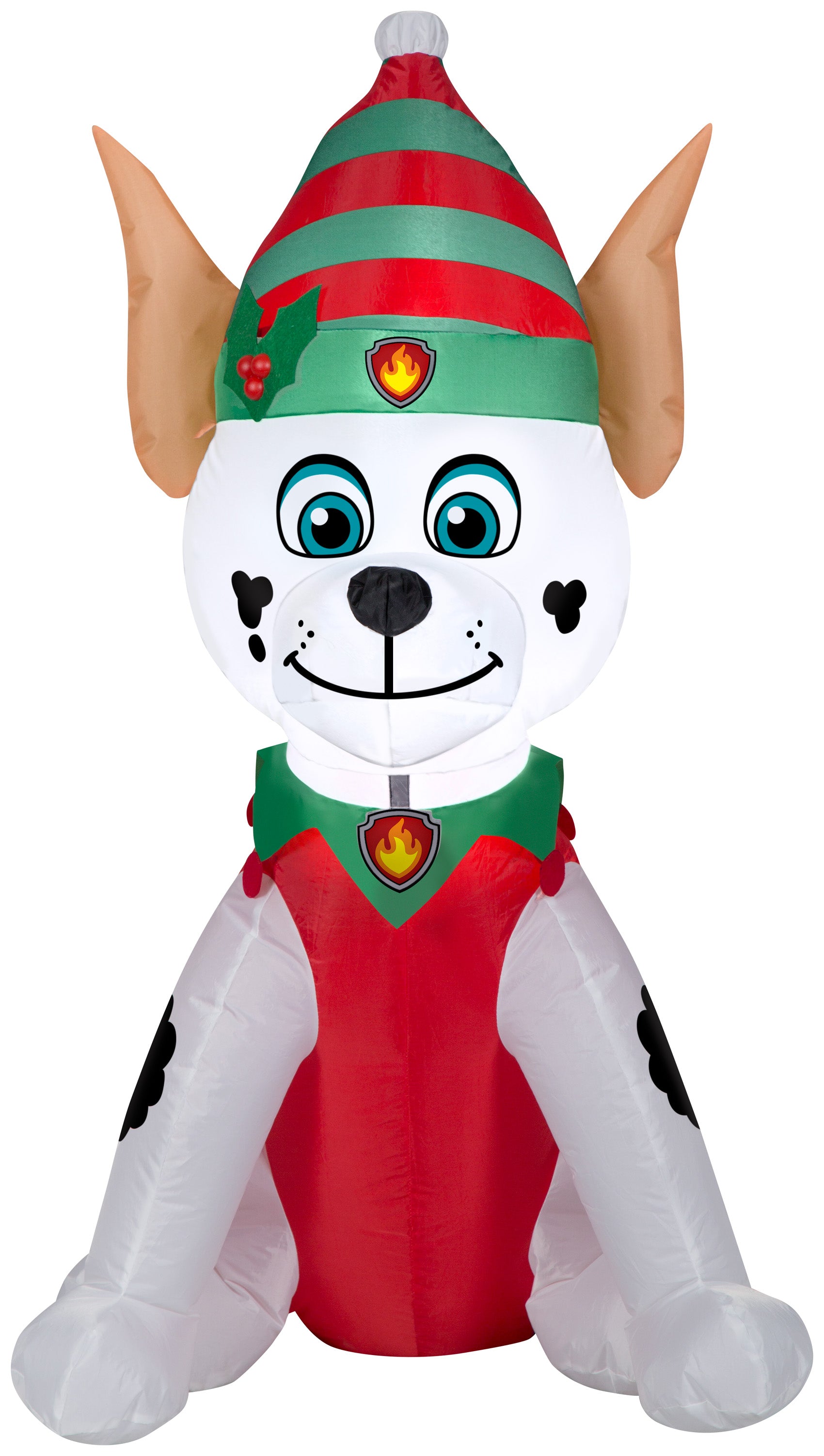 Christmas Inflatable Marshall in Elf Outfit Nick, 3.5 ft Tall