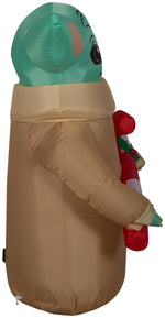 Load image into Gallery viewer, Gemmy Christmas Airblown Inflatable The Child w/Candy Cane Star Wars, 3.5 ft Tall, brown
