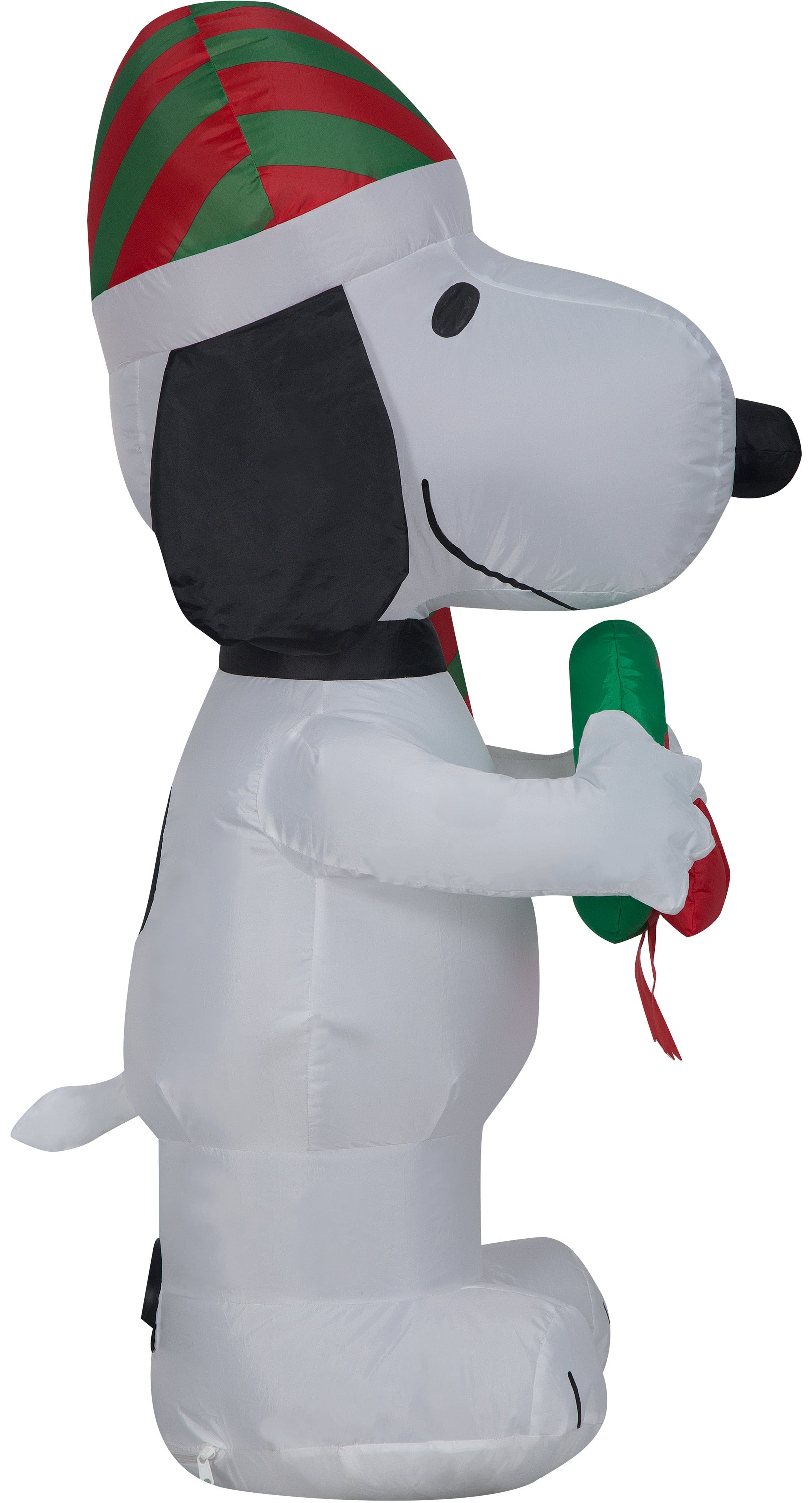3.5-Ft Snoopy with Wreath Christmas Inflatable image 3