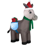 Load image into Gallery viewer, Gemmy Christmas Inflatable Donkey, 5 ft Tall, Multi
