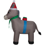 Load image into Gallery viewer, Gemmy Christmas Inflatable Donkey, 5 ft Tall, Multi
