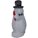 Load image into Gallery viewer, Gemmy Christmas Inflatable Frosty the Snowman with Candy Cane, 3.5 ft Tall, Multi
