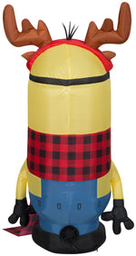 Load image into Gallery viewer, Gemmy Christmas Airblown Inflatable Kevin w/Antlers Headband and Scarf Universal, 3.5 ft Tall
