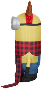 Load image into Gallery viewer, Gemmy Christmas Airblown Inflatable Kevin w/Antlers Headband and Scarf Universal, 3.5 ft Tall
