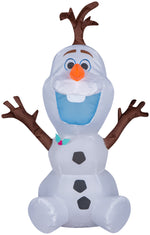 Load image into Gallery viewer, Gemmy Airdorable Christmas Airblown Inflatable Olaf Disney, 2 ft Tall

