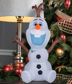 Load image into Gallery viewer, Gemmy Airdorable Christmas Airblown Inflatable Olaf Disney, 2 ft Tall

