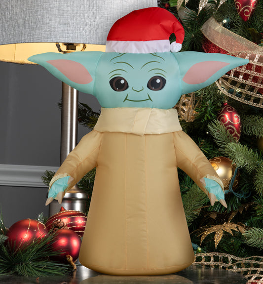 Airdorable Christmas Inflatable The Child Star Wars, Tall, brown lifestyle