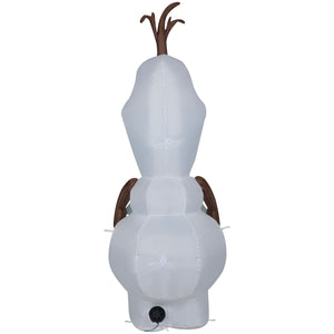 Gemmy Christmas Inflatable Olaf with Trees, 5.5 ft Tall, Multi
