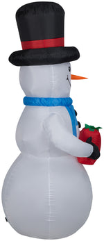 Load image into Gallery viewer, Gemmy Christmas Airblown Inflatable Inflatable Snowman, 6.5 ft Tall, white
