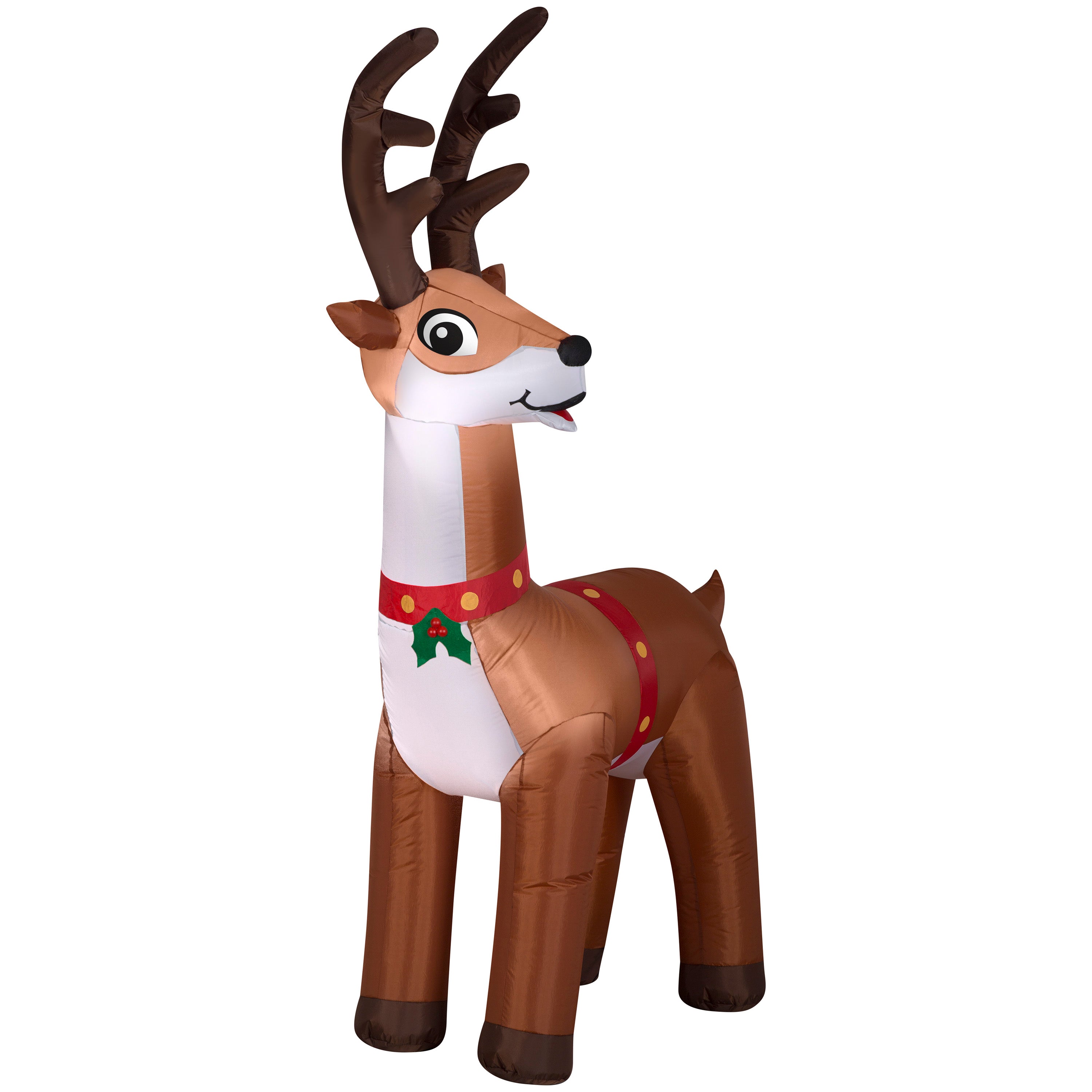 Gemmy Christmas Inflatable Reindeer, 6 ft Tall, Multi