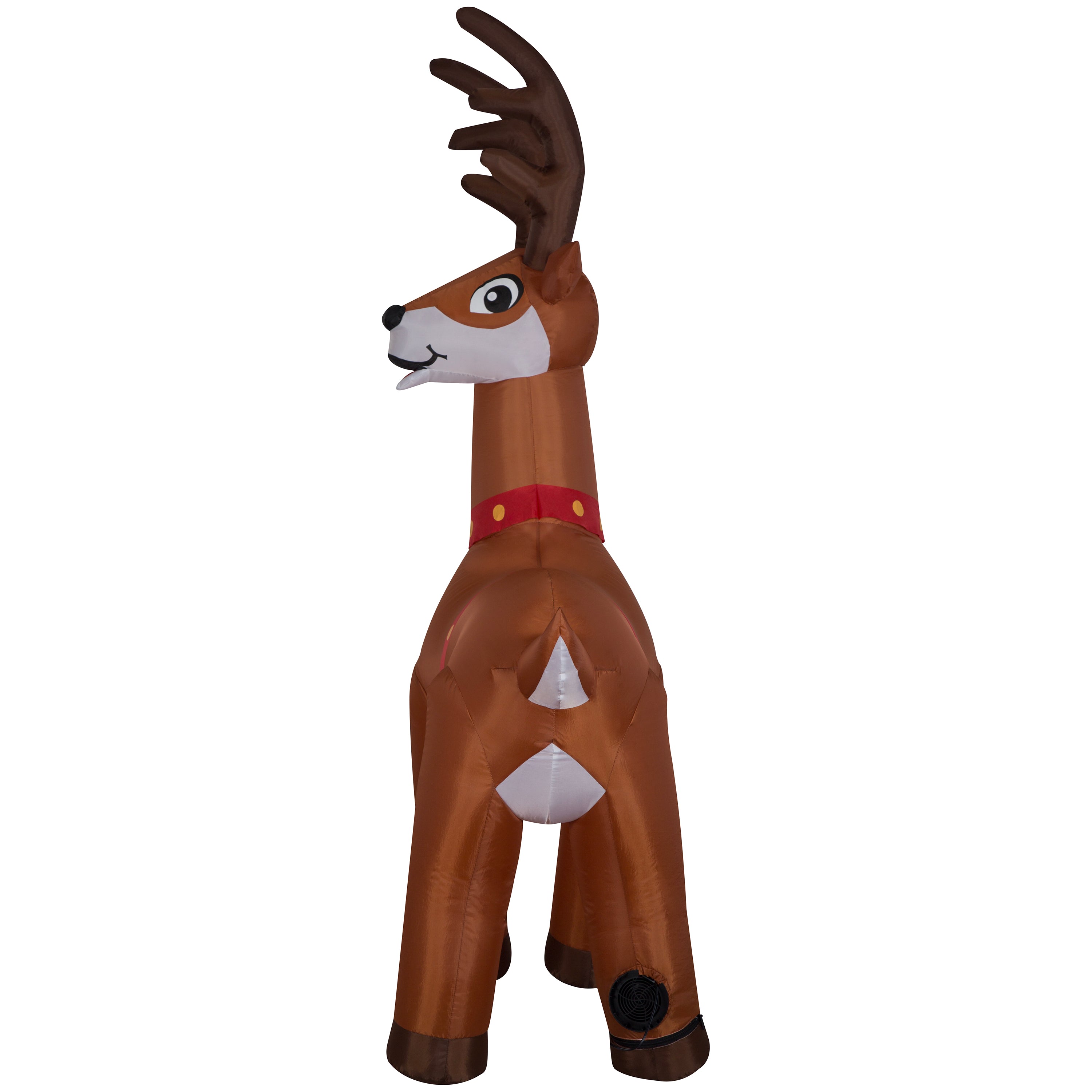 Gemmy Christmas Inflatable Reindeer, 6 ft Tall, Multi