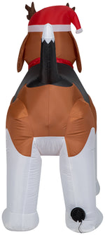 Load image into Gallery viewer, Gemmy Christmas Airblown Inflatable Inflatable Christmas Beagle, 5.5 ft Tall, white
