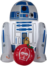 Load image into Gallery viewer, Star Wars Christmas Airblown Inflatable R2 D2 w/Ornament Wars, 3 ft Tall, White
