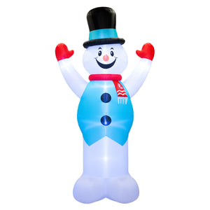 Occasions Airflowz Inflatable Colossal Snowman,  Tall, Multicolored