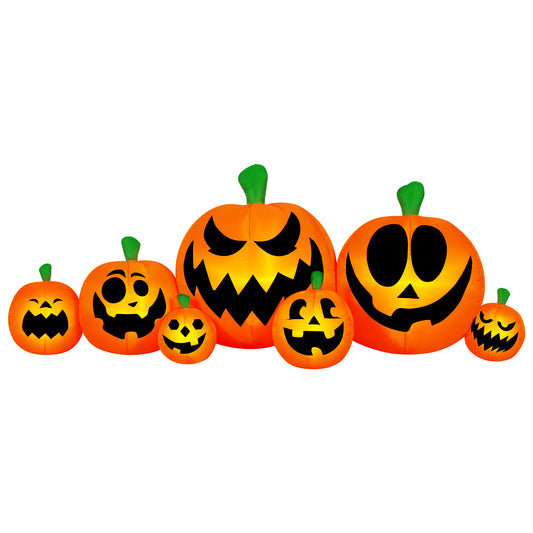 8-Ft Pumpkin Patch Halloween Inflatable
