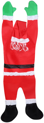 Load image into Gallery viewer, 5.5&#39; Season&#39;s Greeters-Santa Hanging From Gutter
