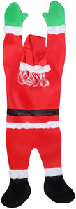 5.5' Season's Greeters-Santa Hanging From Gutter