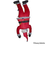 Load image into Gallery viewer, Christmas Airblown Inflatable 6.5&#39; Upside Down Hanging Santa
