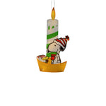 Load image into Gallery viewer, Peanuts 12in Peanuts Window Decor Candlestick , Red
