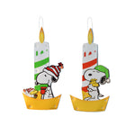 Load image into Gallery viewer, Peanuts 12in Peanuts Window Decor Candlestick , Red
