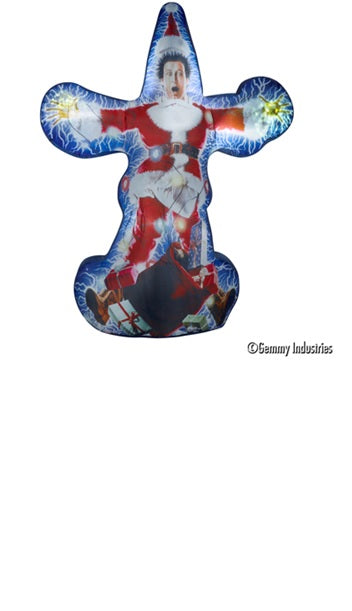 6' Photorealistic Projection Airblown Mini Kaleidoscope Chevy Chase Christmas Inflatable