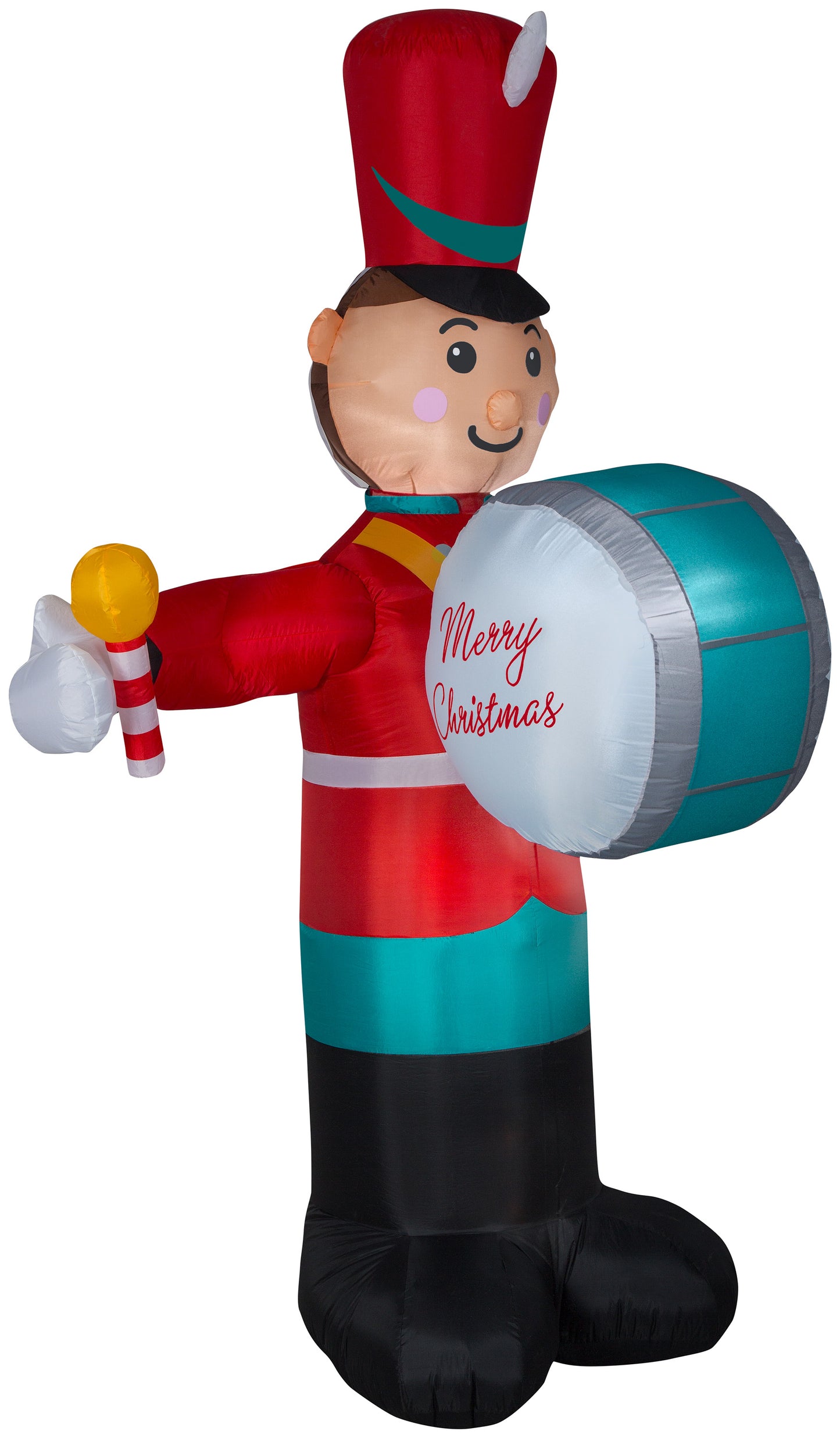 8' Animated Drumming Soldier Christmas Inflatable