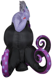 Gemmy 6 ft Tall Animated Projection Airblown Ursula Disney