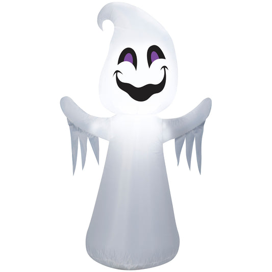 Halloween Inflatable Happy Ghost, 3.5 ft Tall