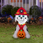 Load image into Gallery viewer, 3&#39; Airblown Marshall w/ Jack o Lantern Halloween Inflatable

