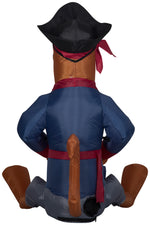 Load image into Gallery viewer, Gemmy Airblown Inflatable Scooby as Pirate WB, 3 ft Tall, Multicolored

