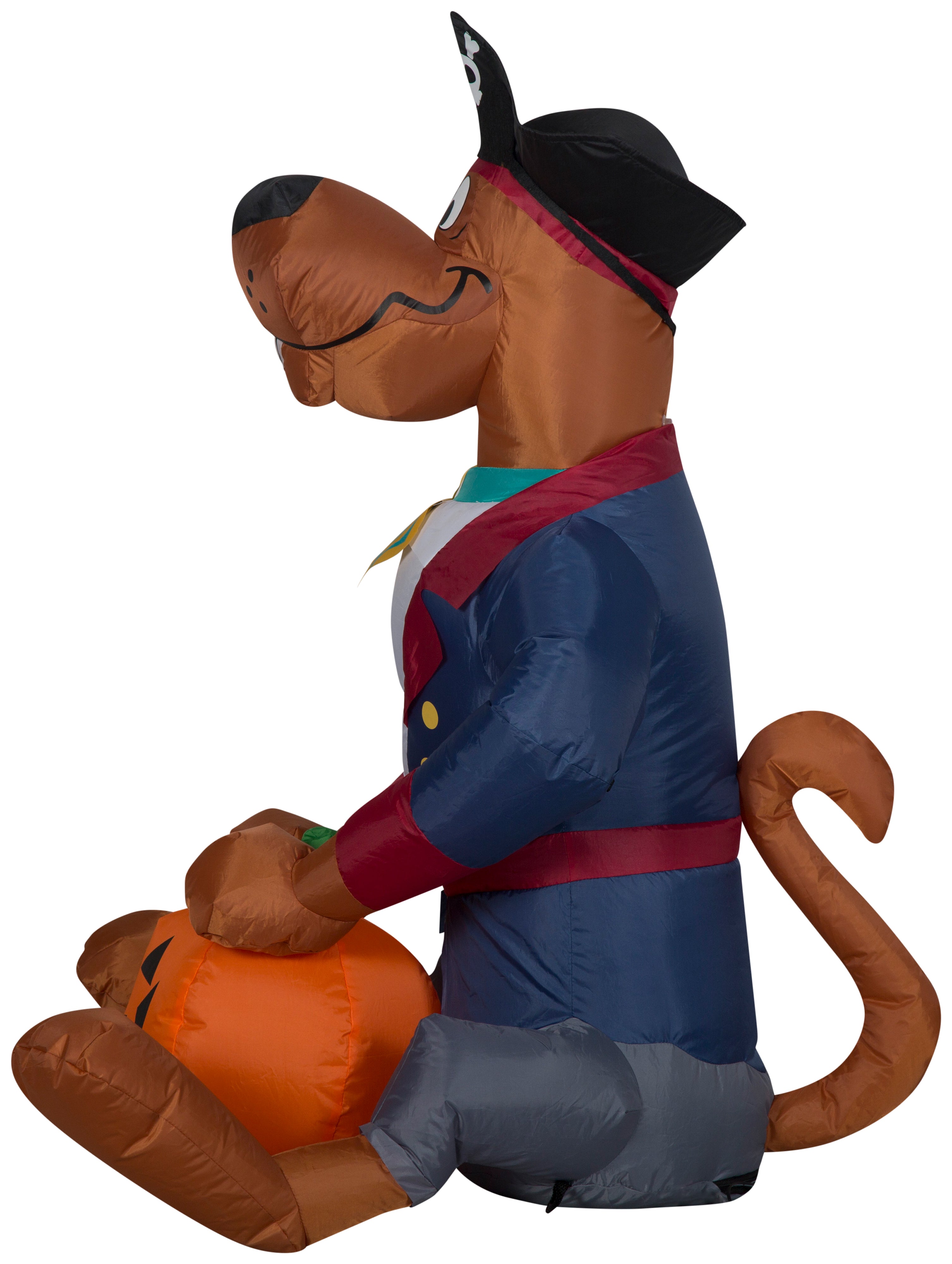 Gemmy Airblown Inflatable Scooby as Pirate WB, 3 ft Tall, Multicolored