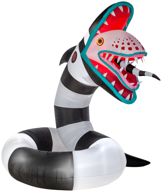 Animated Sand Worm from Beetlejuice Giant WB, 10 ft Tall