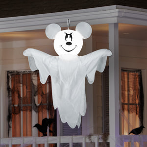 Gemmy Airblown Hanging Mickey as Ghost Disney, 4 ft Tall